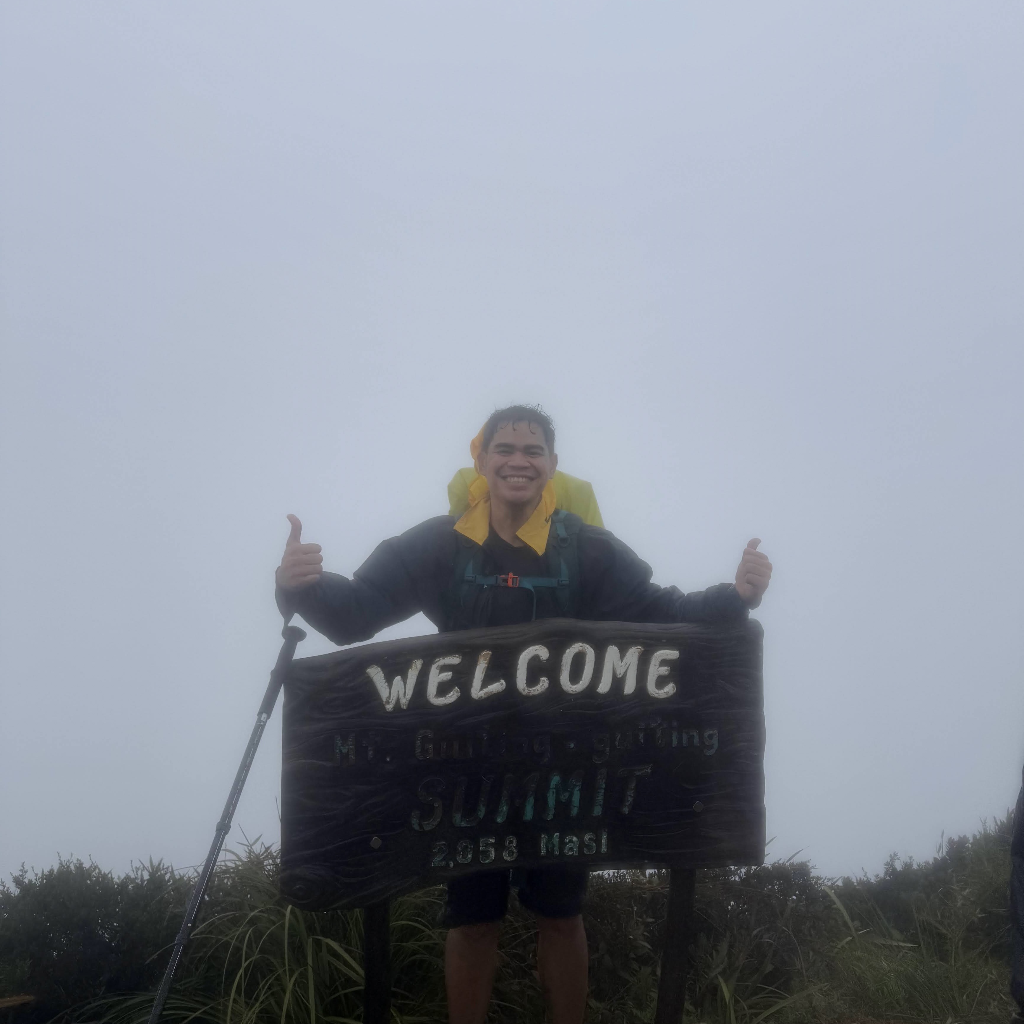 Standing Proudly at the G2 Summit at 2,058 MASL
